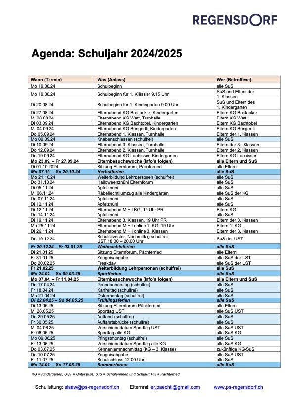 Agenda